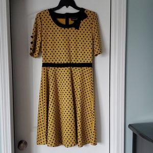 Sourpuss vintage style polkadot dress